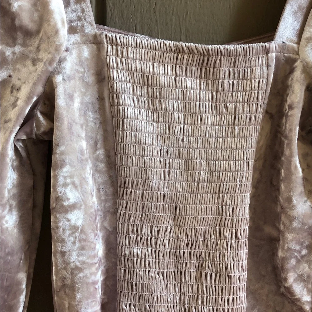 Anthropologie Cream Puff Sleeve Top
